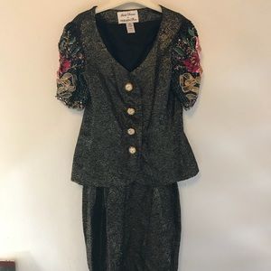 Vintage 2-pc set. Rickie Freeman for Teri Jon